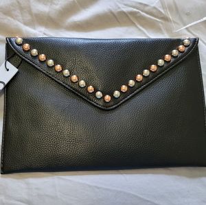 B-low the Belt Studded Clutch
